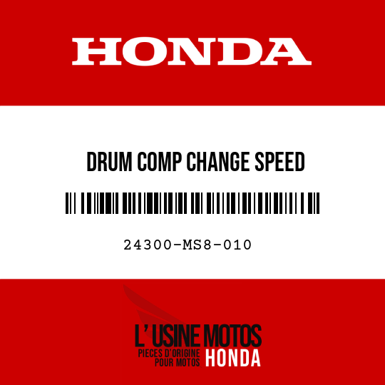 image de 24300-MS8-010 DRUM COMP CHANGE SPEED