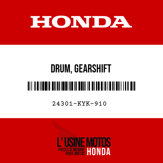image de 24301-KYK-910 DRUM, GEARSHIFT