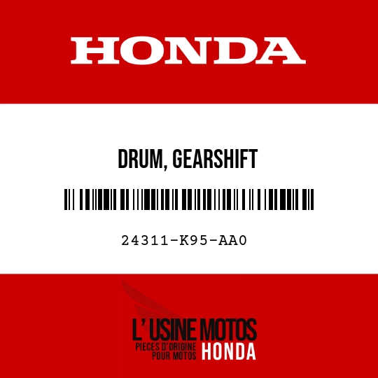 image de 24311-K95-AA0 DRUM, GEARSHIFT