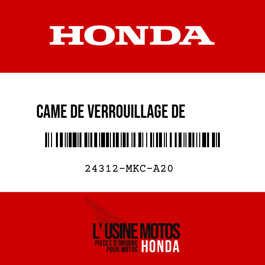 image de 24312-MKC-A20 CAME DE VERROUILLAGE DE       BARILLET DE SELECTION