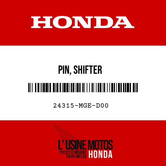 image de 24315-MGE-D00 PIN, SHIFTER