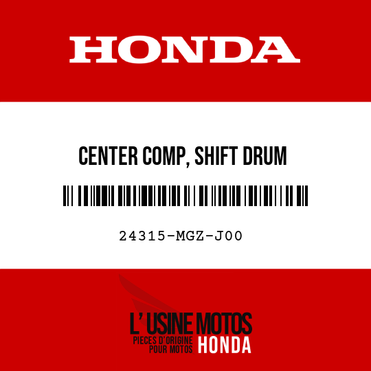 image de 24315-MGZ-J00 CENTER COMP, SHIFT DRUM