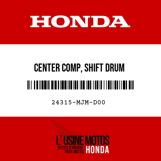 image de 24315-MJM-D00 CENTER COMP, SHIFT DRUM