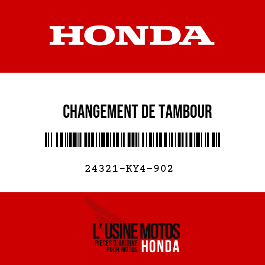 image de 24321-KY4-902 CHANGEMENT DE TAMBOUR