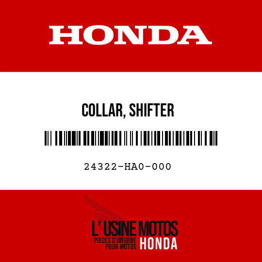 image de 24322-HA0-000 COLLAR, SHIFTER