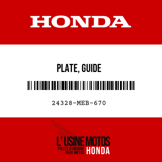 image de 24328-MEB-670 PLATE, GUIDE