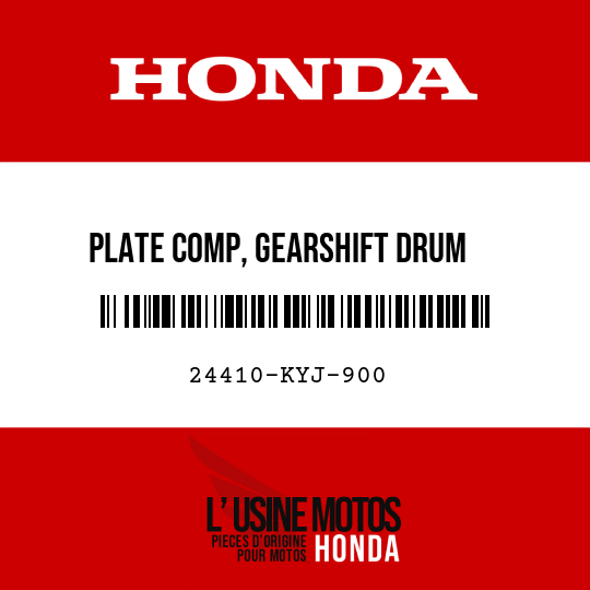 image de 24410-KYJ-900 PLATE COMP, GEARSHIFT DRUM   STOPPER