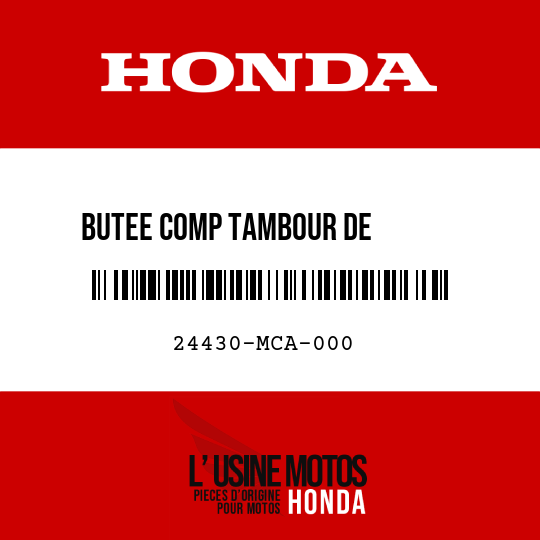 image de 24430-MCA-000 BUTEE COMP TAMBOUR DE        CHANGEMENT DE VITESSE