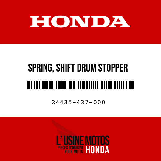 image de 24435-437-000 SPRING, SHIFT DRUM STOPPER
