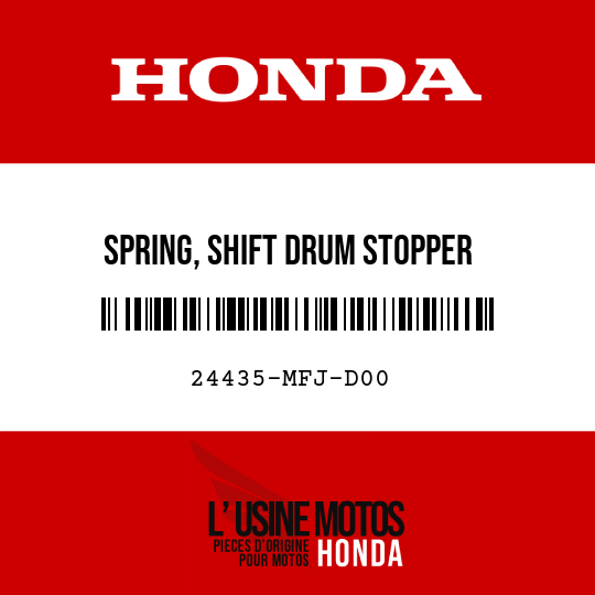 image de 24435-MFJ-D00 SPRING, SHIFT DRUM STOPPER