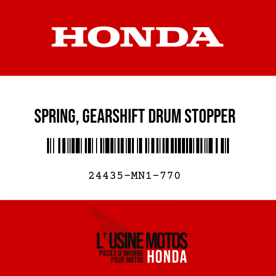 image de 24435-MN1-770 SPRING, GEARSHIFT DRUM STOPPER