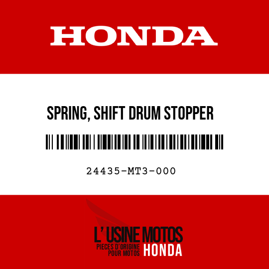 image de 24435-MT3-000 SPRING, SHIFT DRUM STOPPER