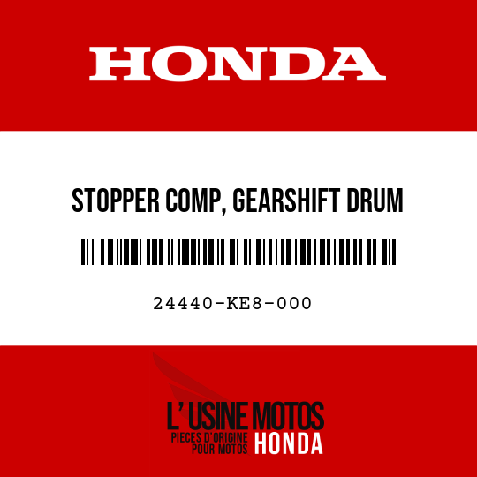 image de 24440-KE8-000 STOPPER COMP, GEARSHIFT DRUM NEUTRAL