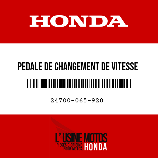 image de 24700-065-920 PEDALE DE CHANGEMENT DE VITESSE