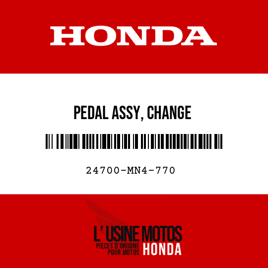 image de 24700-MN4-770 PEDAL ASSY, CHANGE