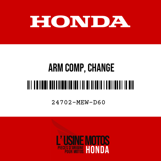 image de 24702-MEW-D60 ARM COMP, CHANGE