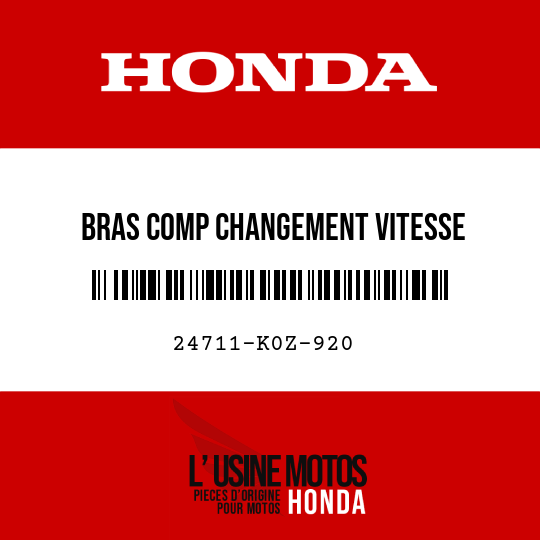 image de 24711-K0Z-920 BRAS COMP CHANGEMENT VITESSE