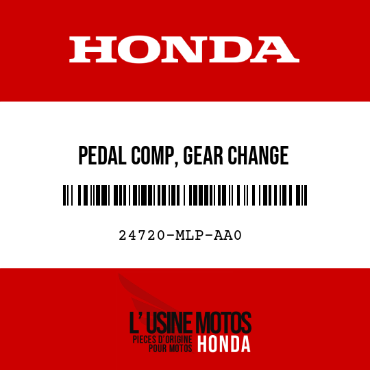 image de 24720-MLP-AA0 PEDAL COMP, GEAR CHANGE