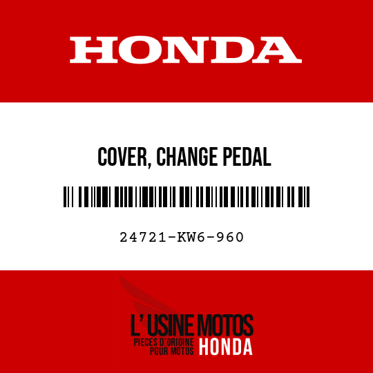 image de 24721-KW6-960 COVER, CHANGE PEDAL