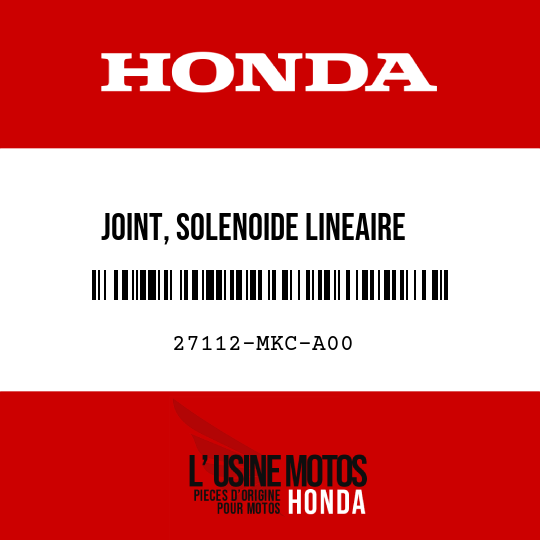 image de 27112-MKC-A00 JOINT, SOLENOIDE LINEAIRE
