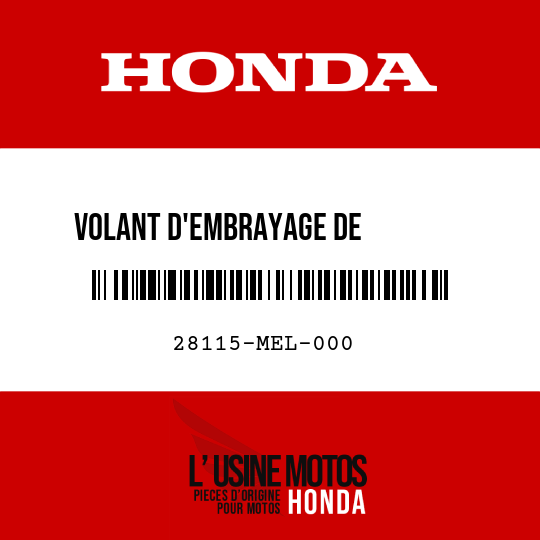 image de 28115-MEL-000 VOLANT D'EMBRAYAGE DE         DEMARRAGE