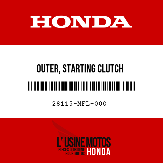 image de 28115-MFL-000 OUTER, STARTING CLUTCH