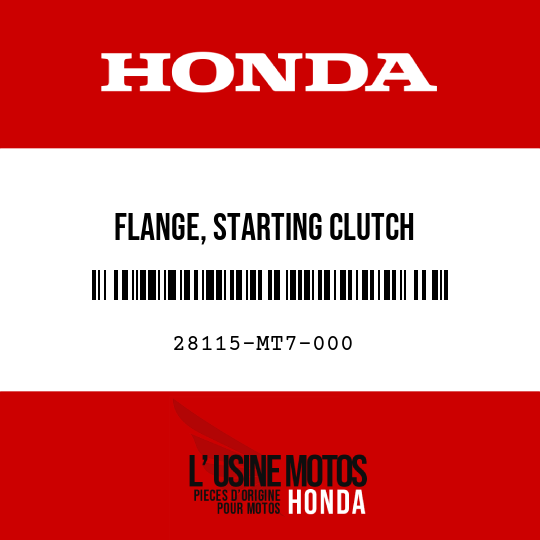 image de 28115-MT7-000 FLANGE, STARTING CLUTCH