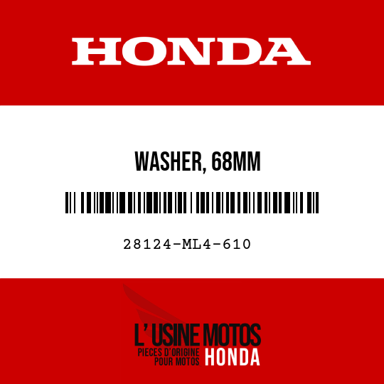 image de 28124-ML4-610 WASHER, 68MM