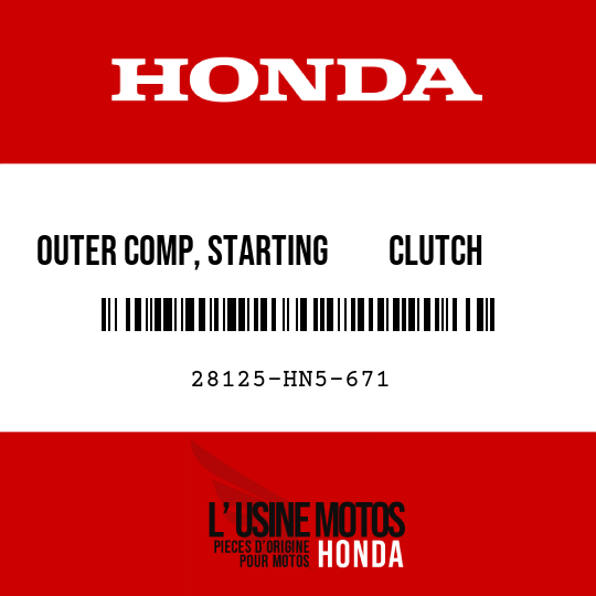 image de 28125-HN5-671 OUTER COMP, STARTING         CLUTCH (NSK)