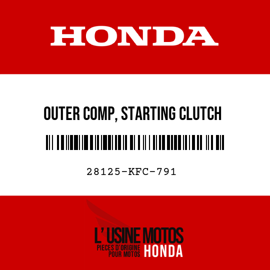 image de 28125-KFC-791 OUTER COMP, STARTING CLUTCH