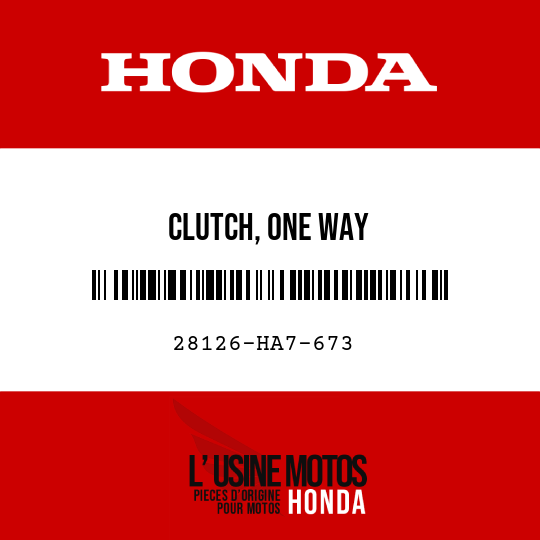 image de 28126-HA7-673 CLUTCH, ONE WAY