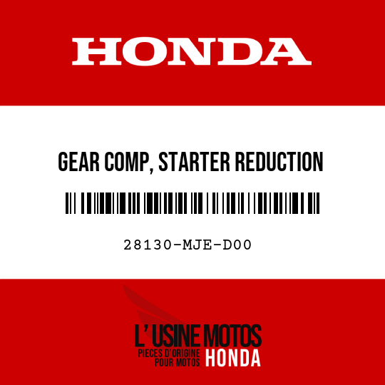 image de 28130-MJE-D00 GEAR COMP, STARTER REDUCTION (43T/8T)