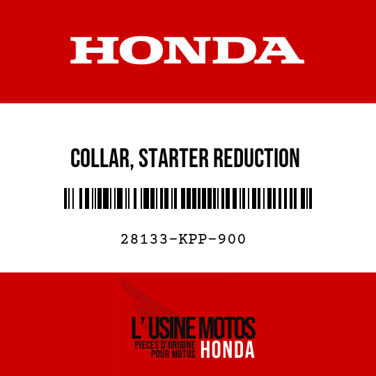 image de 28133-KPP-900 COLLAR, STARTER REDUCTION