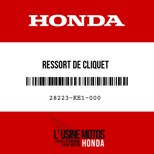 image de 28223-KE1-000 RESSORT DE CLIQUET