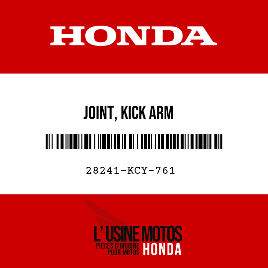 image de 28241-KCY-761 JOINT, KICK ARM