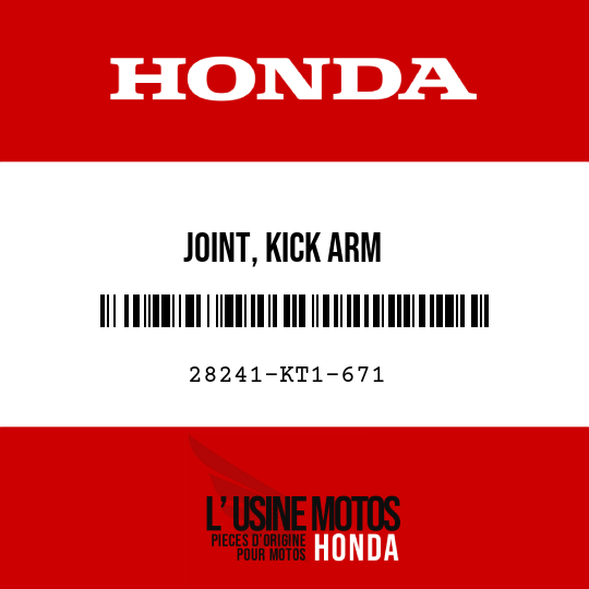 image de 28241-KT1-671 JOINT, KICK ARM