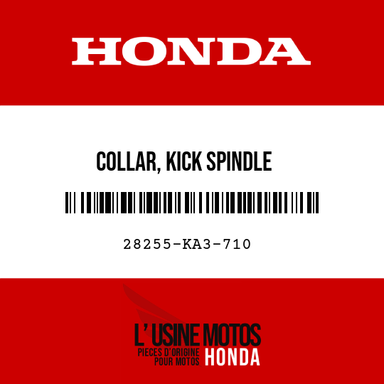 image de 28255-KA3-710 COLLAR, KICK SPINDLE