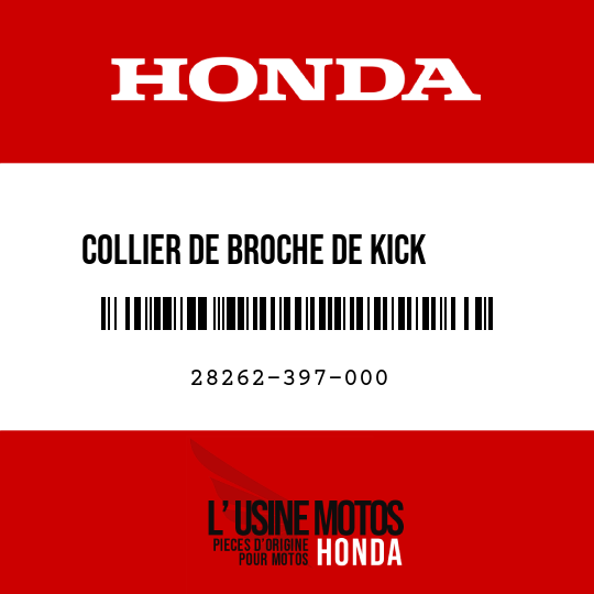 image de 28262-397-000 COLLIER DE BROCHE DE KICK     DEMARRAGE
