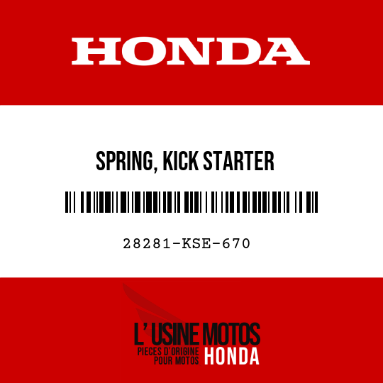 image de 28281-KSE-670 SPRING, KICK STARTER