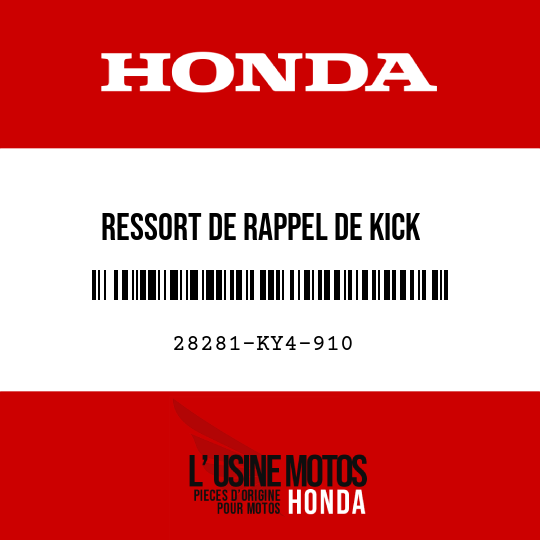 image de 28281-KY4-910 RESSORT DE RAPPEL DE KICK