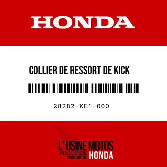 image de 28282-KE1-000 COLLIER DE RESSORT DE KICK