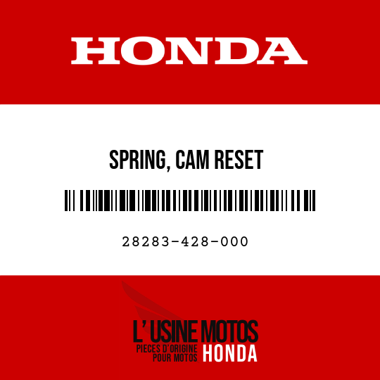 image de 28283-428-000 SPRING, CAM RESET