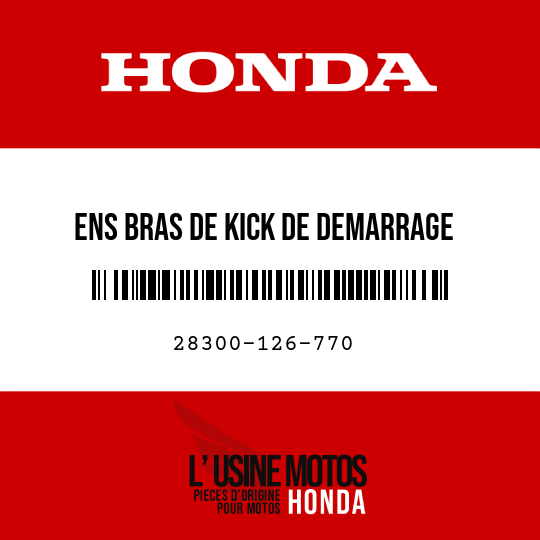 image de 28300-126-770 ENS BRAS DE KICK DE DEMARRAGE