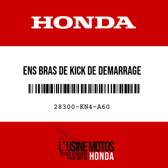 image de 28300-KN4-A60 ENS BRAS DE KICK DE DEMARRAGE