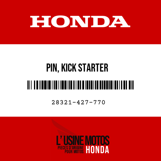 image de 28321-427-770 PIN, KICK STARTER