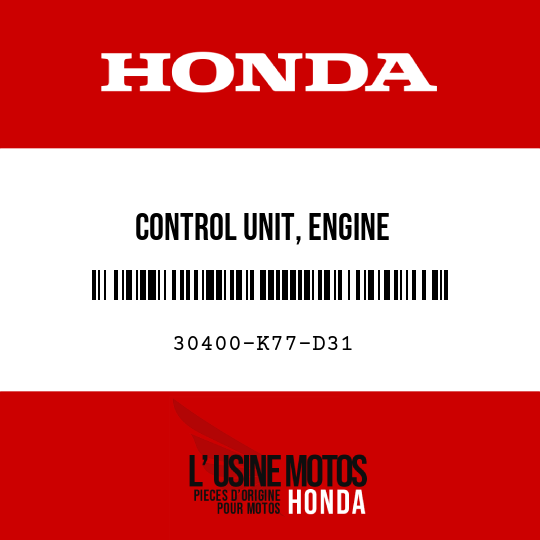image de 30400-K77-D31 CONTROL UNIT, ENGINE