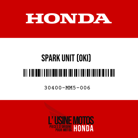 image de 30400-MM5-006 SPARK UNIT (OKI)