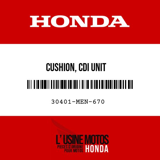 image de 30401-MEN-670 CUSHION, CDI UNIT