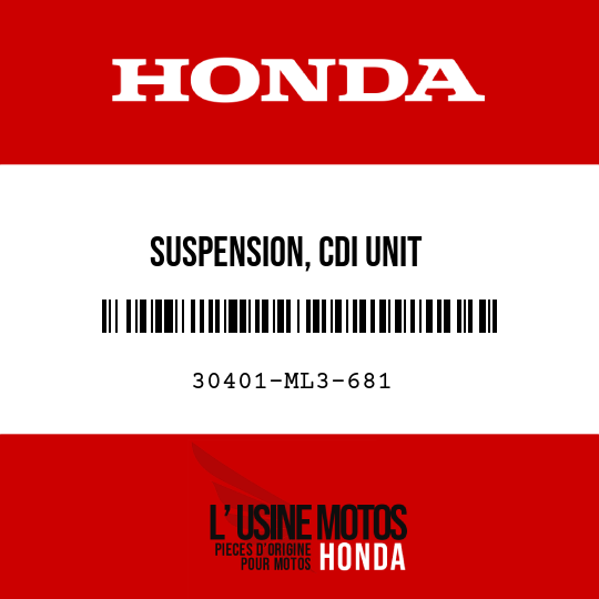 image de 30401-ML3-681 SUSPENSION, CDI UNIT