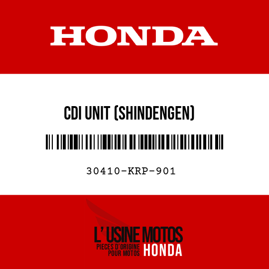 image de 30410-KRP-901 CDI UNIT (SHINDENGEN)